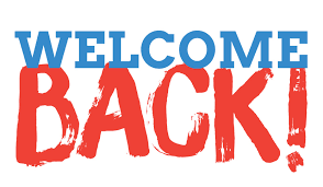 Welcome back banner