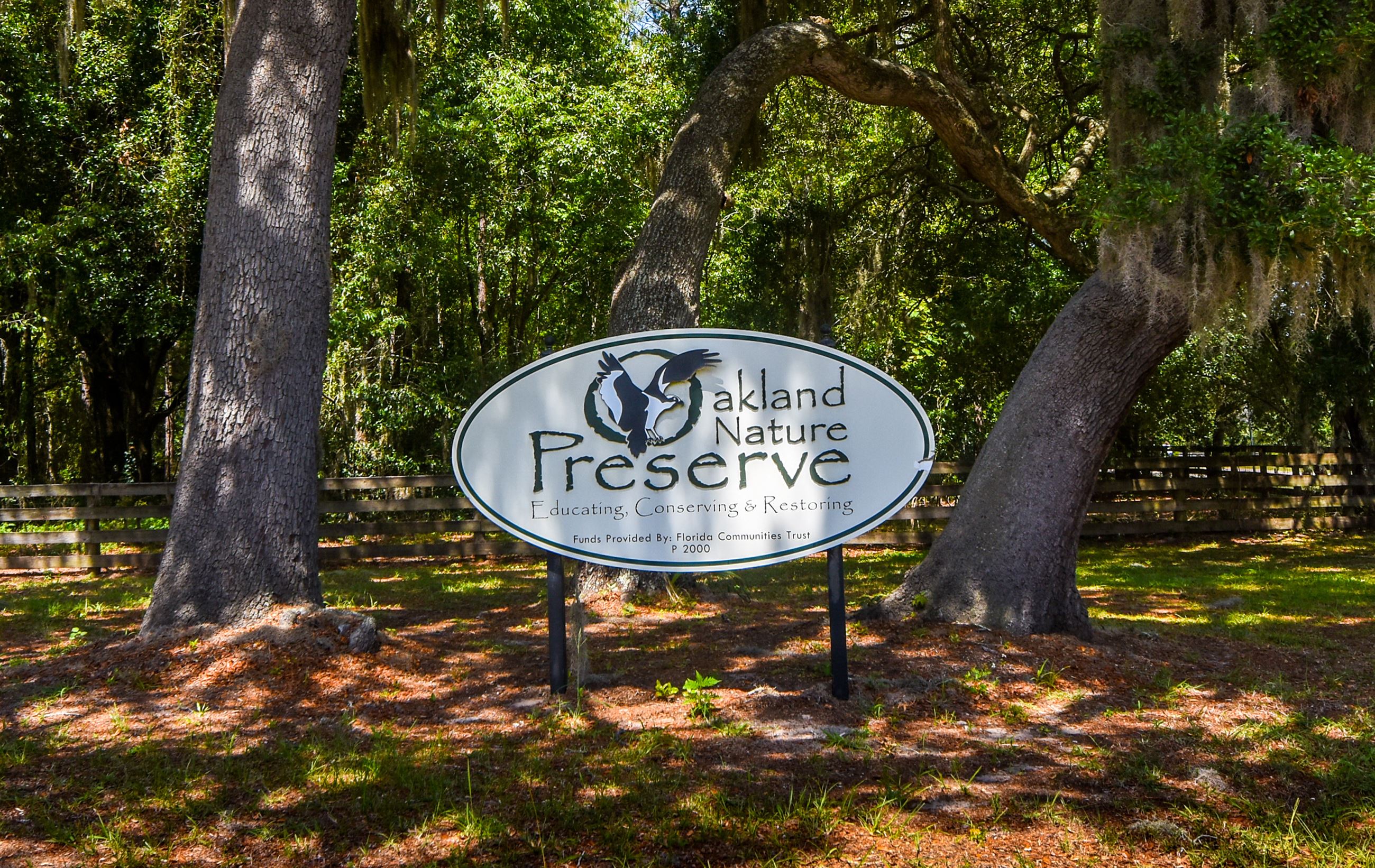 Oakland Nature Preserve Sign