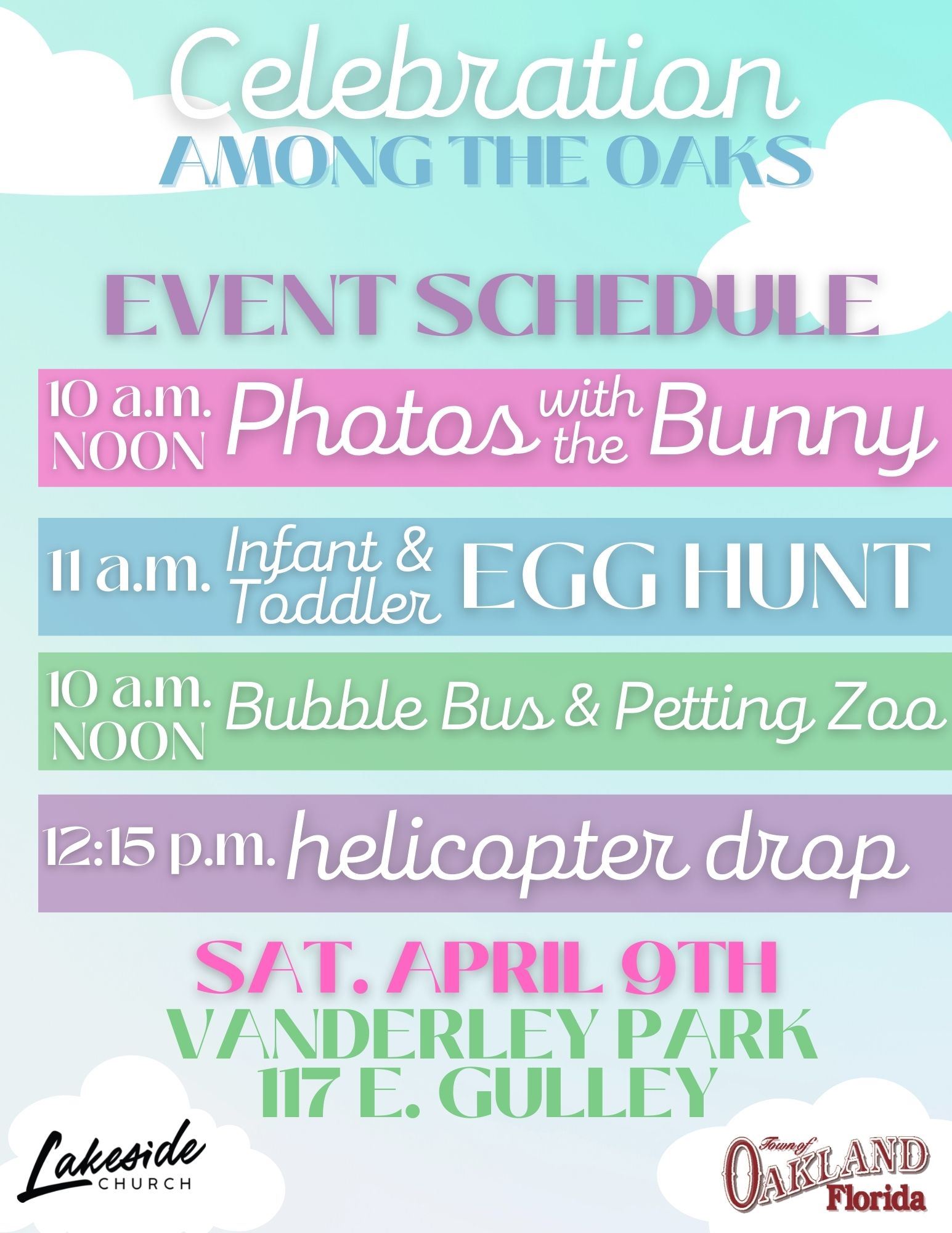 Event Schedule Graphic